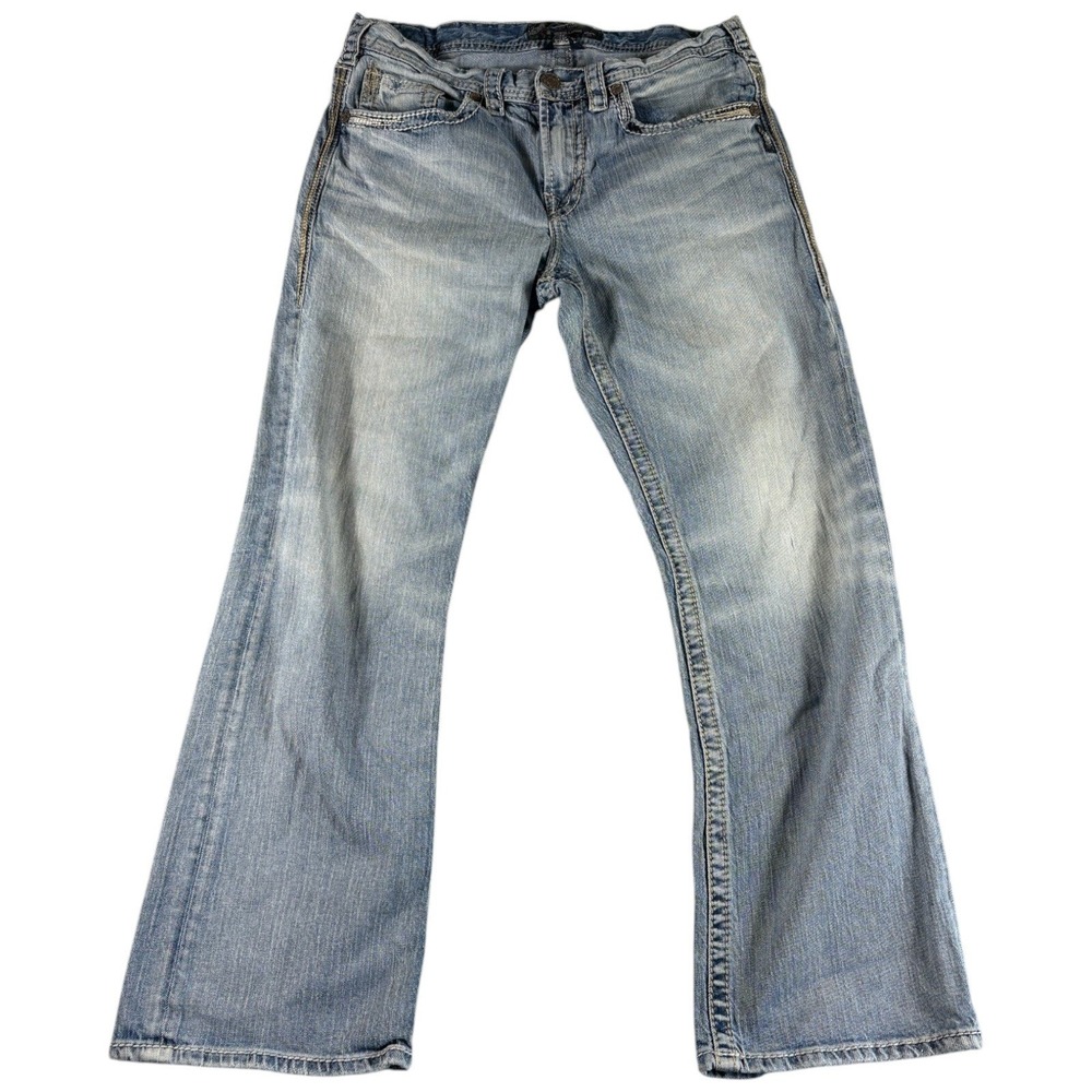 Vintage Silver Jeans Co. Grayson Jeans Mens 32x30 Blue Denim Rugged Easy Fit